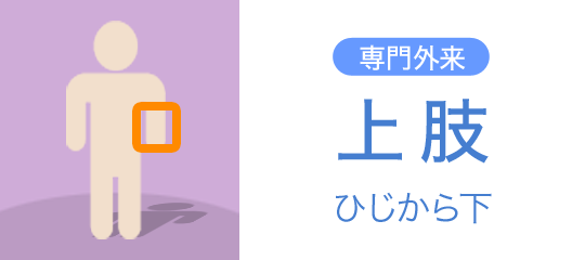 ひじから下・て 上肢専門外来